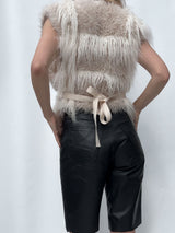 HELMUT LANG FAUX FUR VEST