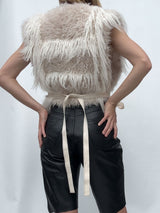 HELMUT LANG FAUX FUR VEST