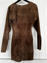 JITROIS PARIS SUEDE DRESS