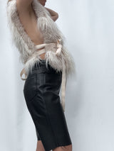 HELMUT LANG FAUX FUR VEST